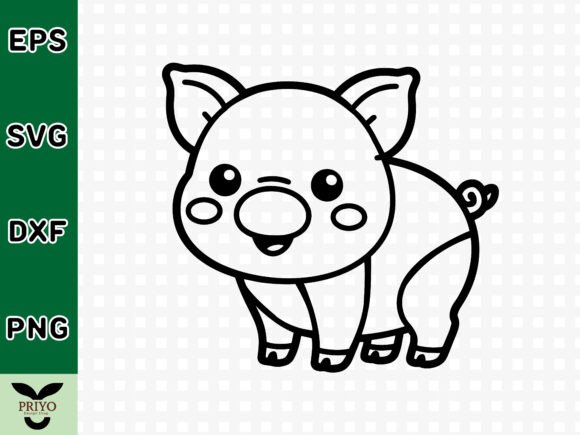 Cute Baby Pig SVG Review