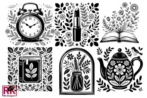 Wildflower Clipart Svg Bundle
